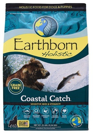 Earthborn Holistic Coastal Catch Grain-Free Natural Dry Dog Food with Salmon